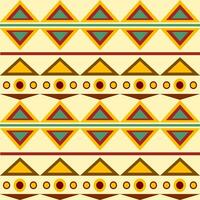 Ethno ornament. Seamless texture with triangles vector