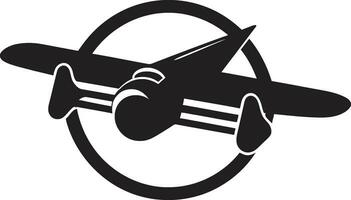 alabeo emblema dinámica vuelo vector aeroarcade símbolo artístico aviación icono