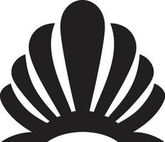 Coastal Chic Unveiled Vector Logo Design Shellfish Serenade Illuminated Iconic Emblem Icon