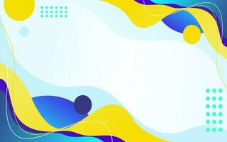 vector flat design of abstract background. Abstract blue and orange wave design modern banner template