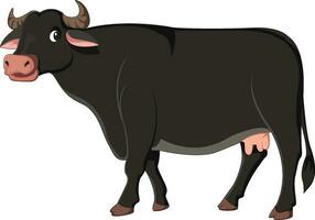 Domestic animal - Buffalo  vector illustration