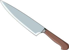 un cuchillo vector