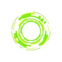 HUD virtual circle technology background. Abstract Digital Circle Technology UI Futuristic vector