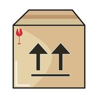 box delivery  illustration vector