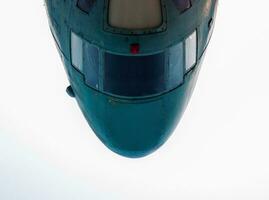 cockpit of an old airplane close up photo