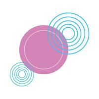 geometric  round illustration vector