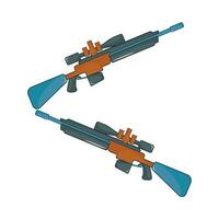 shotgun weapon illustration vector