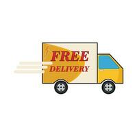 truck pick up delivery illustration vector