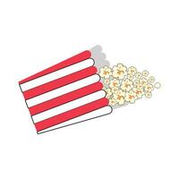 popcorn cinema illustration vector