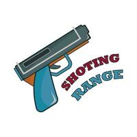 shotgun weapon illustration vector
