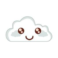 cloud character illustration vector