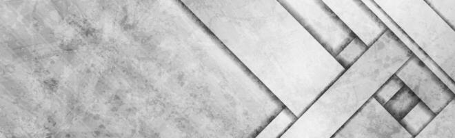 Geometry grunge tech abstract background with grey stripes vector