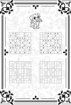 vector conjunto de sudoku juego rompecabezas con números