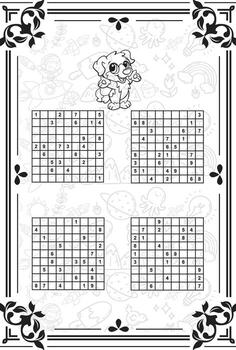 vector conjunto de sudoku juego rompecabezas con números