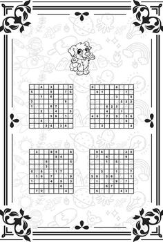 vector conjunto de sudoku juego rompecabezas con números