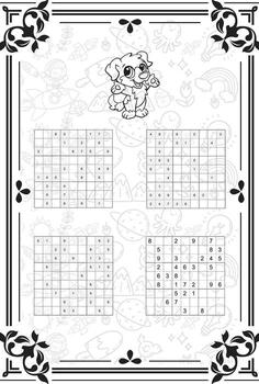 vector conjunto de sudoku juego rompecabezas con números