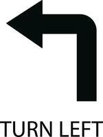 road sign icon in Flat outline style different directions isolated on Bended arrow, turning, zig zag, crossroads navigation arrows. Driving direction mark, vector for apps, web