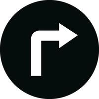 road sign icon in Flat outline style different directions isolated on Bended arrow, turning, zig zag, crossroads navigation arrows. Driving direction mark, vector for apps, web