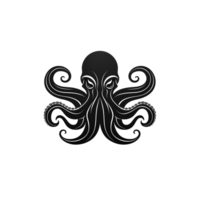 AI generated Octopus Logo Template icon illustration design png