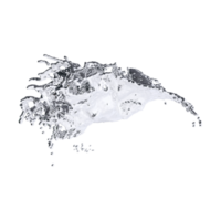 futurista cromada líquido abstrato metálico forma 3d render png