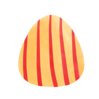 Watercolor Easter eggs illustration png