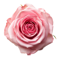 AI generated Pink Rose on isolated background png