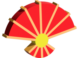 The Chinese 3d icon for celebration or new year concept png