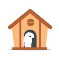 Dog house and shelter png