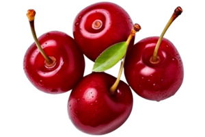 fruit Cerise isolé avec coupure chemin. png