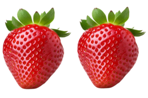 fraise fraîche isolé png