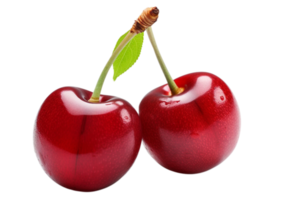 fruit cherry isolated, With clipping path. png