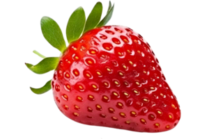 fruit aardbei isoleren, met knipsel pad. png