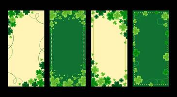 St Patrick's Day Card Banner vector