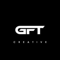 GFT Letter Initial Logo Design Template Vector Illustration