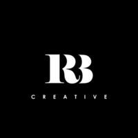 RB Letter Initial Logo Design Template Vector Illustration