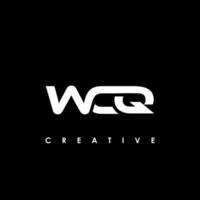 WCQ Letter Initial Logo Design Template Vector Illustration