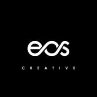 EOS Letter Initial Logo Design Template Vector Illustration