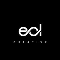 EOL Letter Initial Logo Design Template Vector Illustration