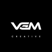 VGM Letter Initial Logo Design Template Vector Illustration