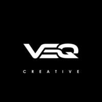 VSQ Letter Initial Logo Design Template Vector Illustration