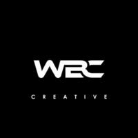 WBC Letter Initial Logo Design Template Vector Illustration