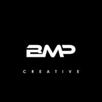 bmp letra inicial logo diseño modelo vector ilustración