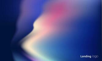 Gradient abstract backgrounds of northern lights. aurora borealis sky. soft tender purple, green, pink, yellow and blue gradients for app, web design, webpages, banners, greeting cards. vector design.