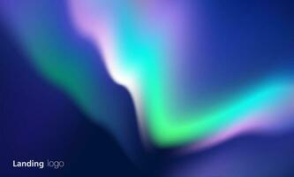 Gradient abstract backgrounds of northern lights. aurora borealis sky. soft tender purple, green, pink, yellow and blue gradients for app, web design, webpages, banners, greeting cards. vector design.