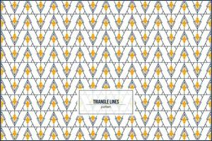 triangle lines pattern with thin symmetrical lines vector