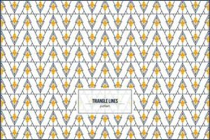 triangle lines pattern with thin symmetrical lines vector