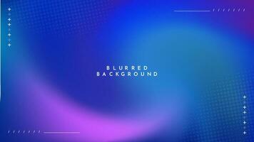 Gradient blurred background in shades of blue and purple. Ideal for web banners, social media posts, or any design project that requires a calming backdrop vector