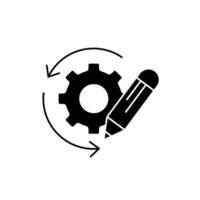 modification concept line icon. Simple element illustration. modification concept outline symbol design. vector