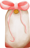 a bag with a pink ribbon on it png