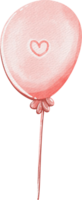 een roze lolly met een hart Aan het png